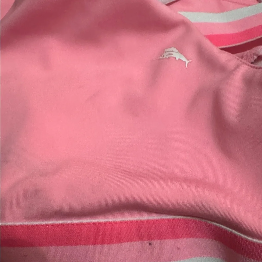 Tommy Bahama Kids 3-4 Years Old Hot Pink Athletic Sporty Activewear Dress Used